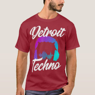 Detroit Techno House Music Festival Stil EDM T Shirt