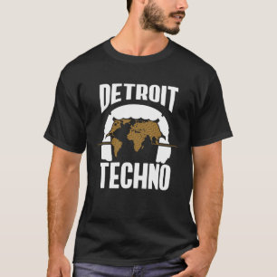 Detroit Techno House Music Festival Synthpop EDM D T Shirt