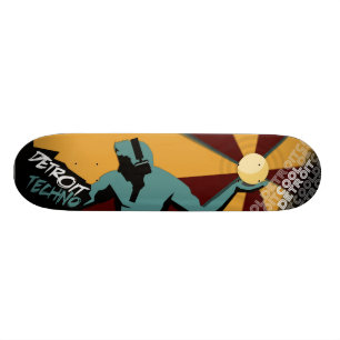 Detroit Techno Skateboarddäck vid kalla Detroit Skateboard Bräda 20 Cm