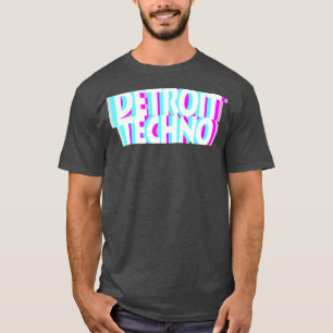 DETROIT TECHNO Tshirt EDM House Music Raver T Shirt