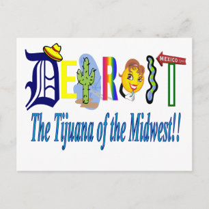 Detroit - The Tijuana of the Midwest Vykort