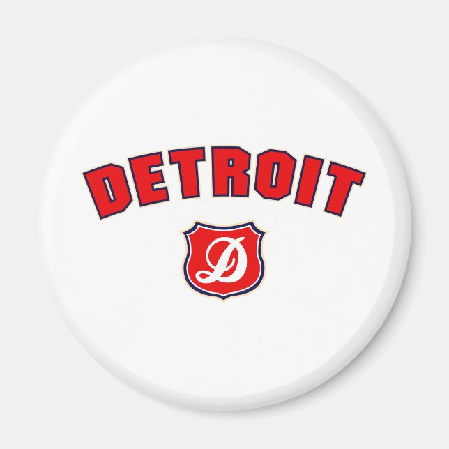 Detroit Throwback Magnet (Framsidan)