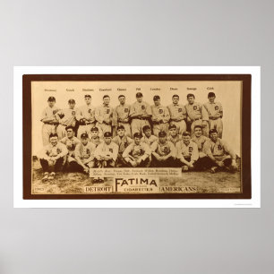 Detroit tigerbaseball 1913 poster