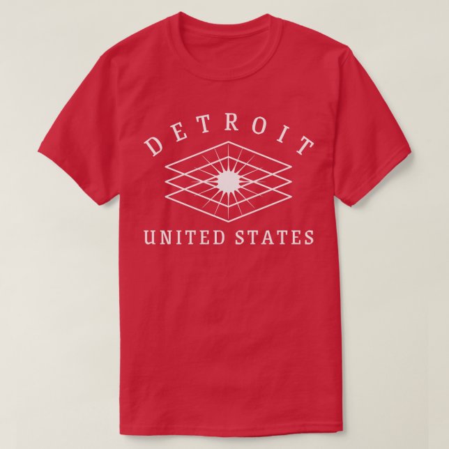 Detroit TShirt 6 T Shirt (Design framsida)