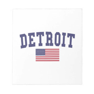 Detroit US Flagga Anteckningsblock