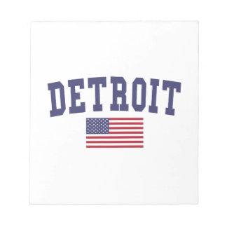Detroit US Flagga Anteckningsblock