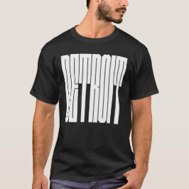 Detroit USA Stad logotyp T Shirt