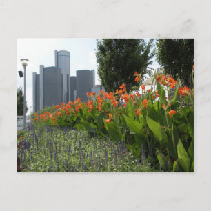 Detroit-vykort Vykort