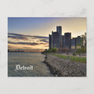 Detroit-vykort Vykort
