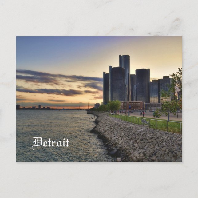 Detroit-vykort Vykort (Framsida)