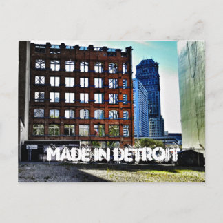 Detroit-vykort Vykort