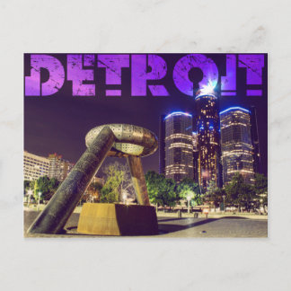Detroit-vykort Vykort