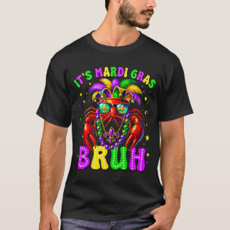 Dets Mardi Gras Bruh Roliga Crawfish Outfit Pojkar T Shirt