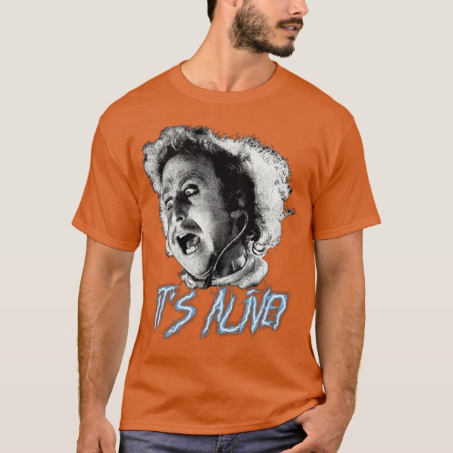 Detsamma är vid liv retro t shirt (Framsida)