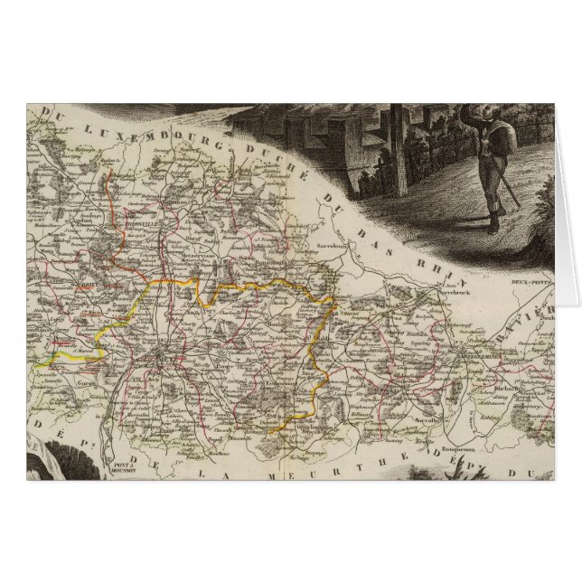 Dett av Moselle Hälsningskort (Framsidan Horizontal)