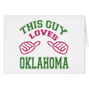 Detta älskar grabbar Oklahoma. Hälsningskort