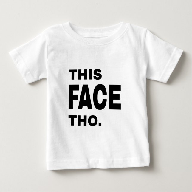 Detta ansikte Tho. Tee Shirt (Framsida)