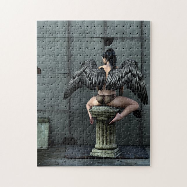 Detta är allt som du får det gotiska konstpussel pussel (Vertikal)