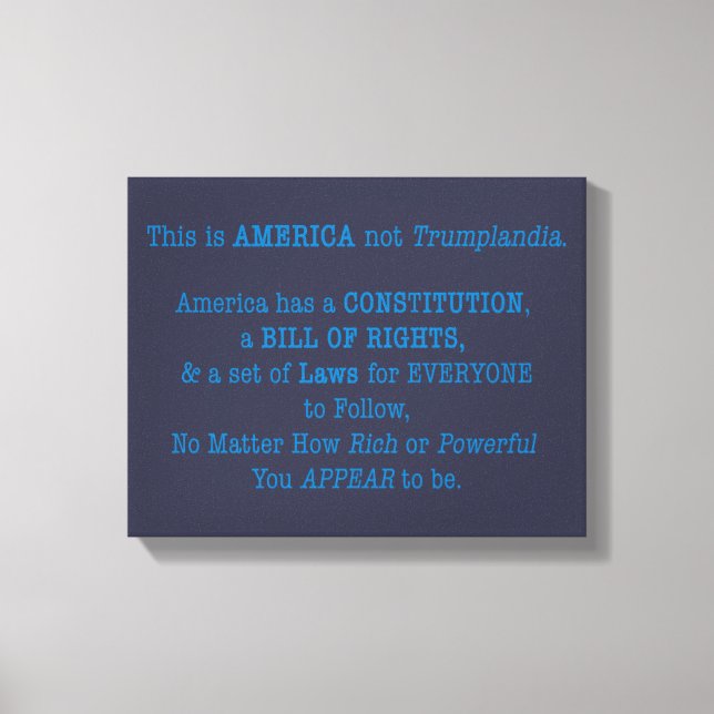 Detta är Amerika Canvastryck (Framsida)