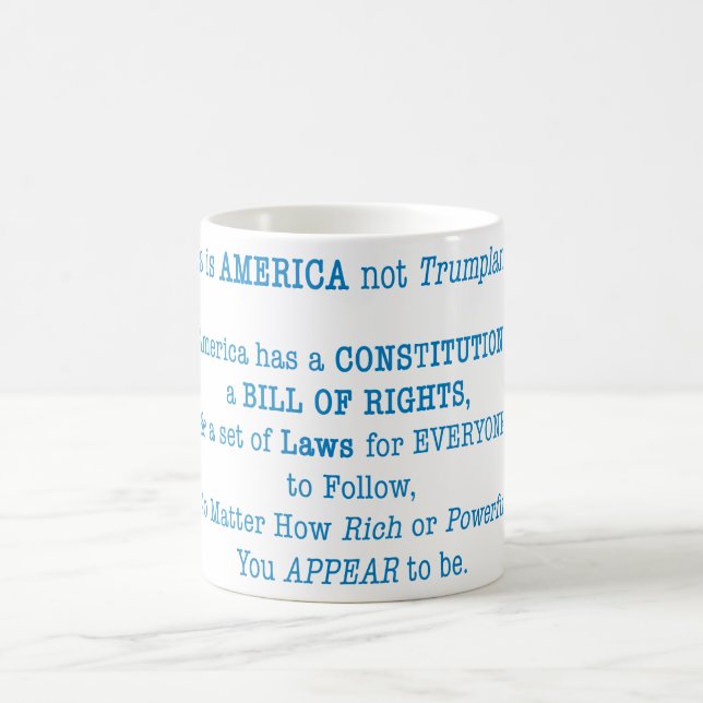 Detta är Amerika Kaffemugg (Center)