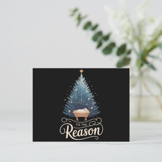 Detta är anledningen till den kristna Religiösans  Helg Vykort (Stående Fram)