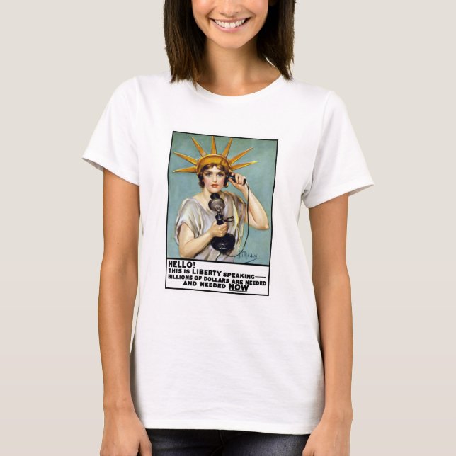 Detta är att tala för frihet t-shirt (Framsida)