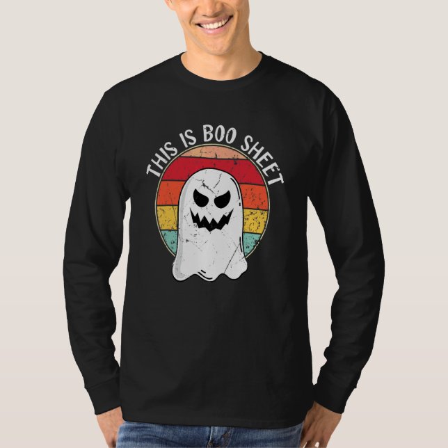 Detta Är Boo Ark Blir Glad Halloween T Shirt (Framsida)