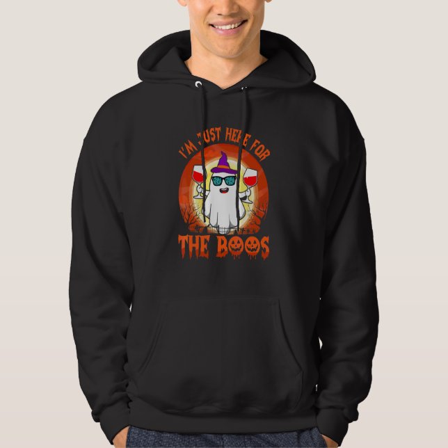 Detta Är Boo Sheet Spöke Retro Halloween Kostym Mi Hoodie (Framsida)