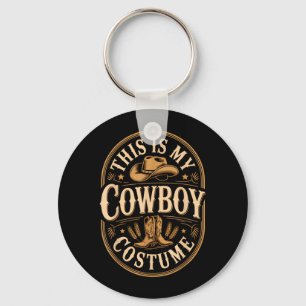 Detta är cowboy kostym vintage märke westernstövla nyckelring