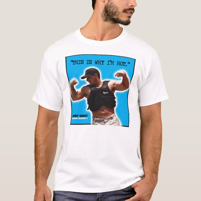 DETTA ÄR DÄRFÖR I-förmiddagen VARM PRESENTERA T-shirt (Framsida)