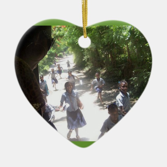 Detta är därför vi går! julgransprydnad keramik (Framsidan)