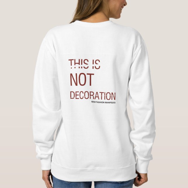 DETTA ÄR DEKORATION T SHIRT (Baksida)