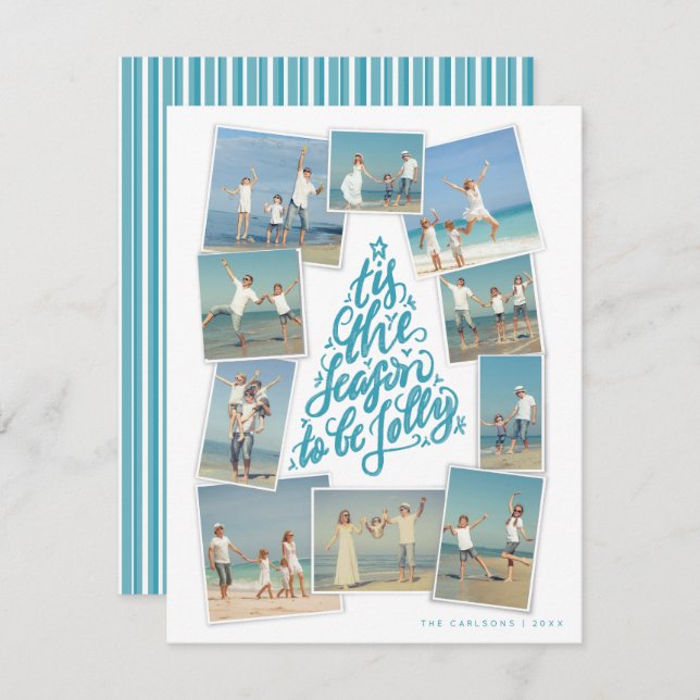 Detta är den handskrivna fotosamlingen i träd unde (Fram/baksida)