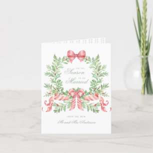 Detta är den säsong då första julfoto ska gifta si helgkort