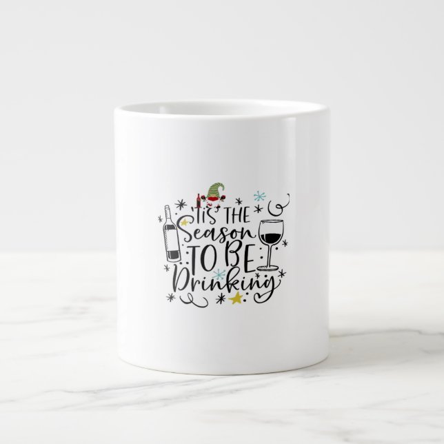 Detta är den säsong då man dricker jumbo mugg (Framsidan)