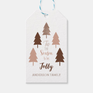 "Detta är det år då Jolly Glitter Julgran Presentetikett