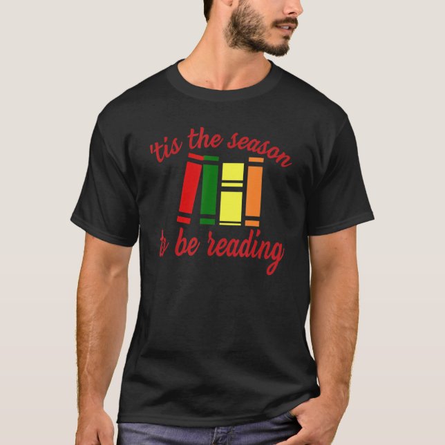 Detta är det år då vi ska läsa juloffret Bok T Shirt (Framsida)