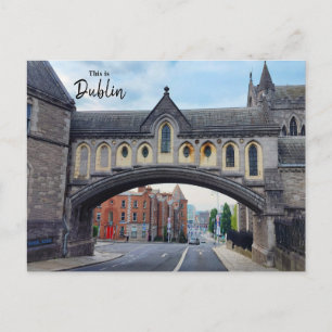 Detta är Dublin-Irland Vykort