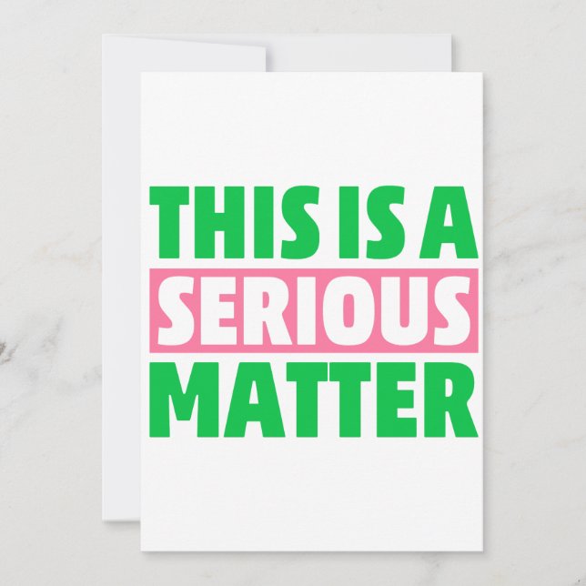 Detta är en allvarlig fråga 1908 års AKA Inbjudningar (Framsida)