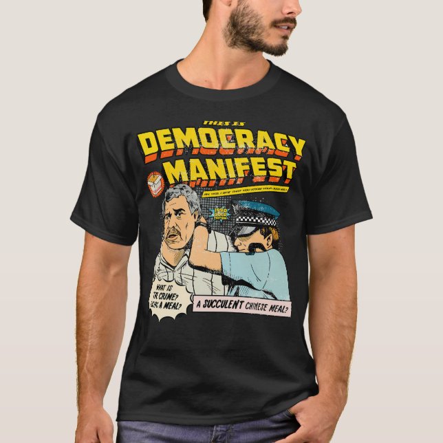 Detta är en demokrati som är uppenbart självklar t shirt (Framsida)