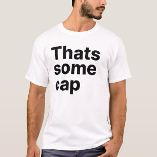 Detta är en hatt av typen Slang Quote Typography T Shirt