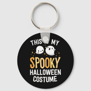 Detta är en kuslig Halloween-kostym Kawaii Spoopy Nyckelring