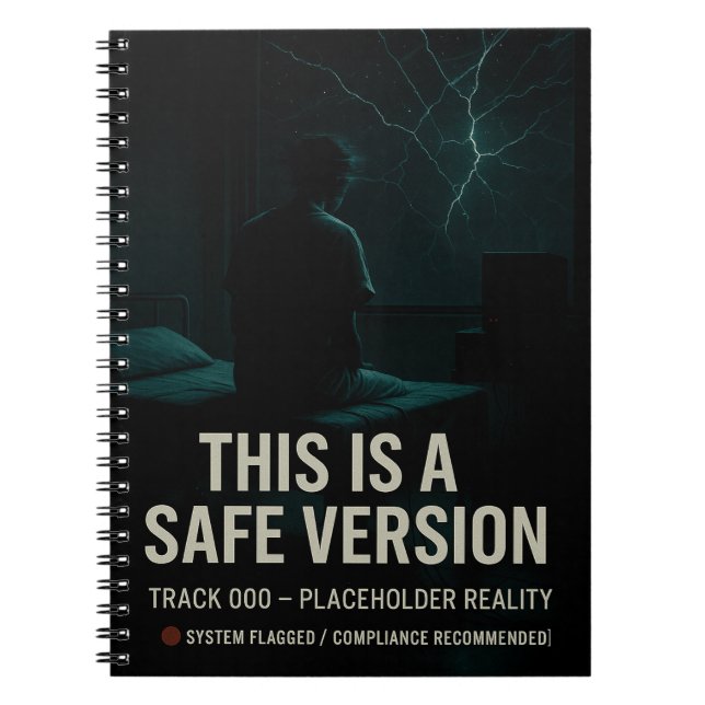 Detta är en Säker version - Spåra platshållare för Anteckningsbok (Framsidan)