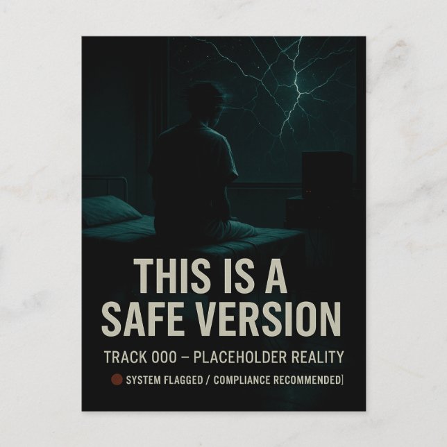 Detta är en Säker version - Spåra platshållare för Vykort (Framsida)