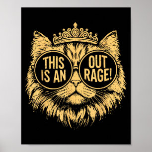 Detta Är En Skandal Katt Meme Roligt Sarkastiskt C Poster