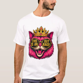 Detta Är En Skandal Rolig Kattälskare Sassy Cat Qu T Shirt