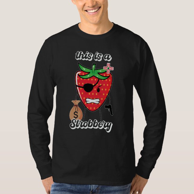 Detta är en strobberi karnevalskostym t shirt (Framsida)
