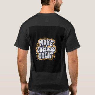 Detta är en svart halvärmad T-shirt för män