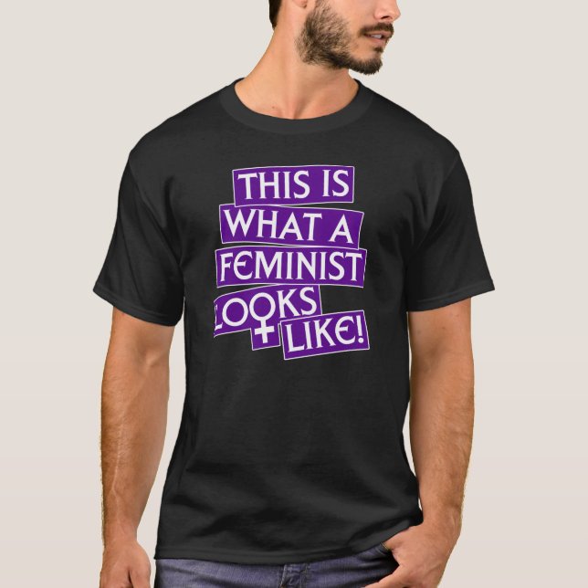 Detta är en vilken feminist ser lik! t shirt (Framsida)