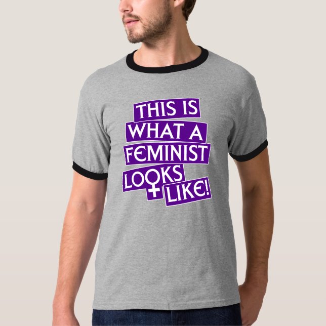 Detta är en vilken feminist ser lik t shirt (Framsida)